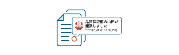 監査証跡の記録と表示