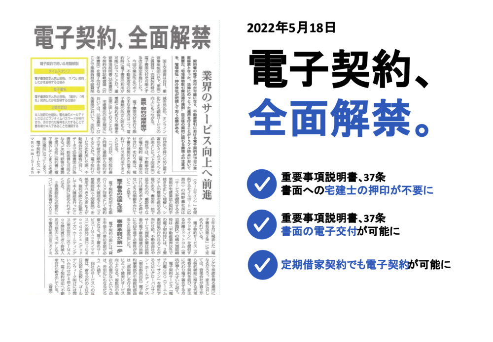 不動産取引における電子契約の現状