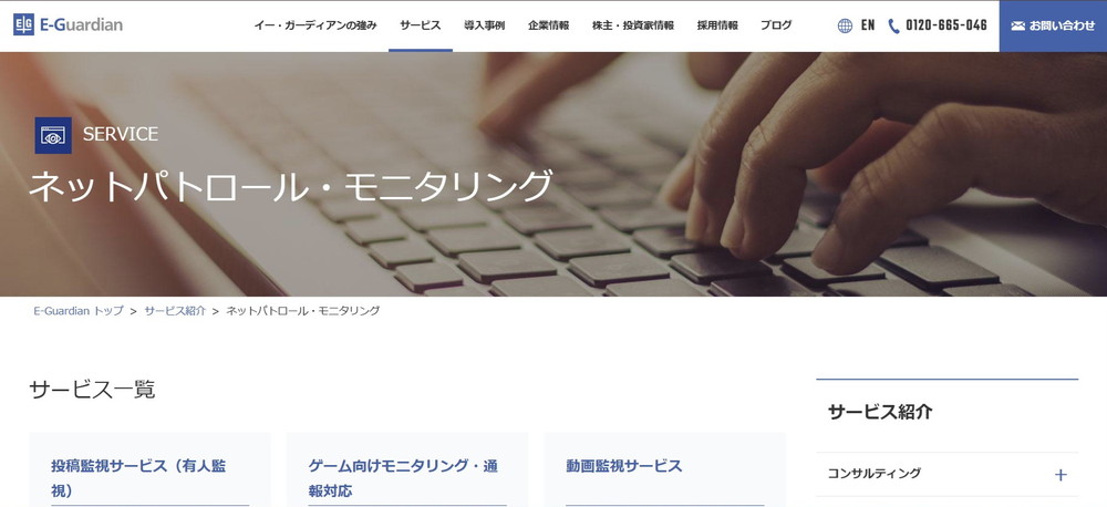 ネットパトロール・モニタリング